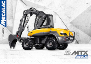 Електрически колесни багери Mecalac e12