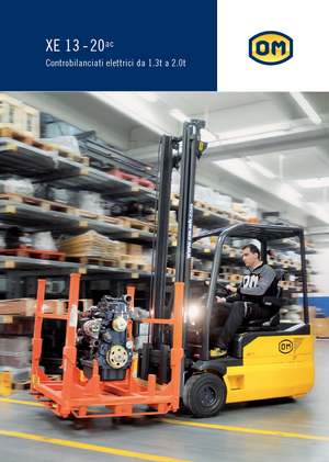 Челни вилични електрокари OM XE 15/3 ac