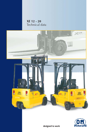 Челни вилични електрокари OM XE 15/3 ac