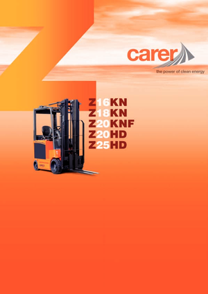 Челни вилични електрокари Carer Z 20 KNF ac