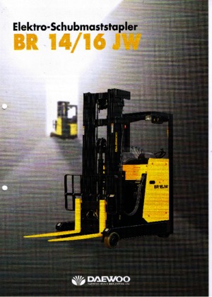 Електрически високоповдигачи Doosan BR 14 JW-Euro