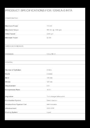 Двигатели Perkins 1204EA-E44TA