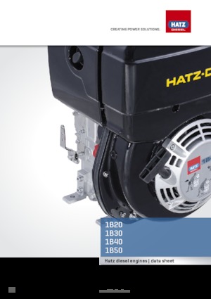 Двигатели Hatz 1B30