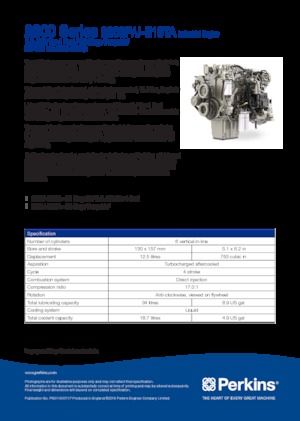 Двигатели Perkins 2206J-E13TA