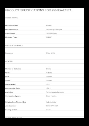 Двигатели Perkins 2506EA-E15TA