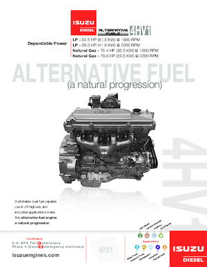 Двигатели Isuzu 4HV1