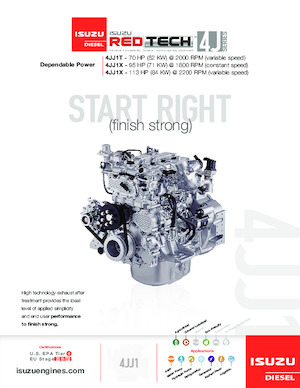 Двигатели Isuzu 4JJ1T