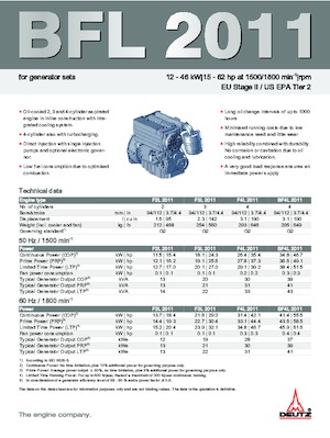 Двигатели Deutz F 2 L 2011