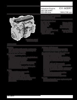 Двигатели Caterpillar C11