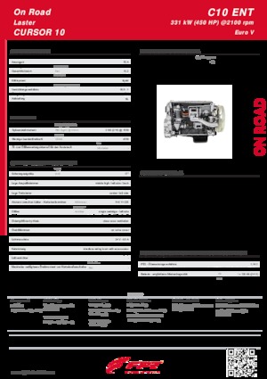 Двигатели FPT Industrial Cursor10 ENT (331 kW)