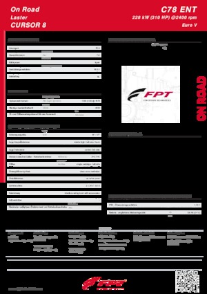 Двигатели FPT Industrial Cursor78 ENT (228 kW)