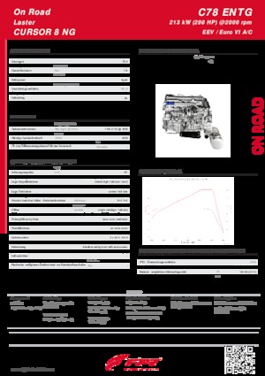 Двигатели FPT Industrial Cursor78 ENTG (213 kW)