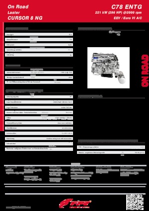 Двигатели FPT Industrial Cursor78 ENTG (221 kW)