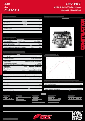 Двигатели FPT Industrial Cursor87 ENT (245 kW)
