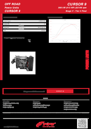 Двигатели FPT Industrial Cursor9 (308 kW)