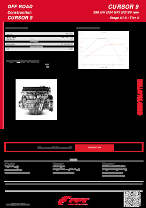 Двигатели FPT Industrial Cursor9 ENT (260 kW)