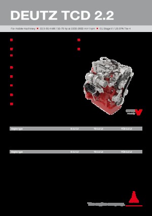 Двигатели Deutz TCD 2.2 L3