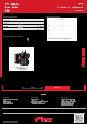 Двигатели FPT Industrial F28 (75 kW)