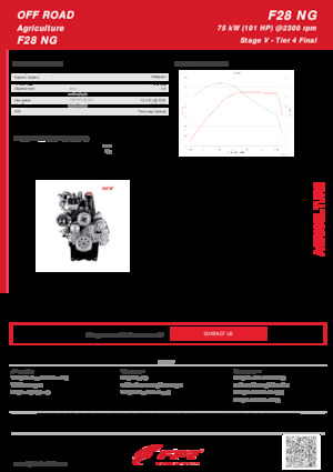 Двигатели FPT Industrial F28 NG (75 kW)