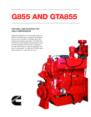 Двигатели Cummins GTA855