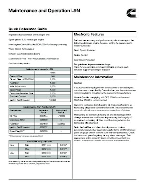 Двигатели Cummins L9N