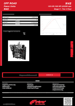 Двигатели FPT Industrial N45 (125 kW)