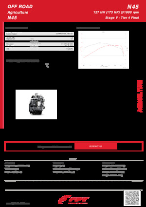 Двигатели FPT Industrial N45 (127 kW)