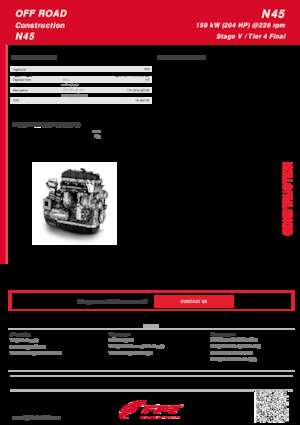 Двигатели FPT Industrial N45 ENT (150 kW)