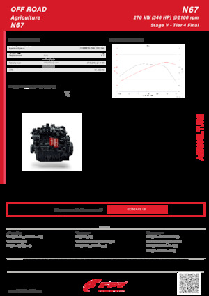 Двигатели FPT Industrial N67 (270 kW)