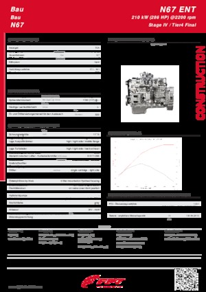Двигатели FPT Industrial N67 ENT (210 kW) 