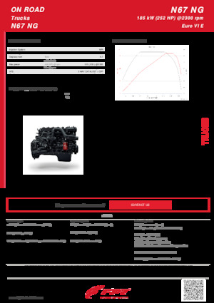 Двигатели FPT Industrial N67 NG (185 kW)
