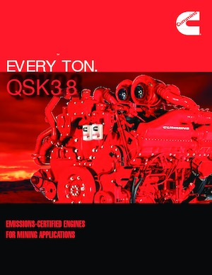 Двигатели Cummins QSK38-1260