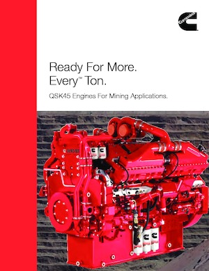 Двигатели Cummins QSK45-2000 