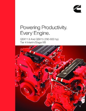 Двигатели Cummins QSX15 580