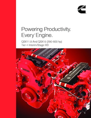 Двигатели Cummins QSX15