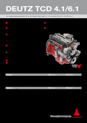 Двигатели Deutz TCD 6.1 L6