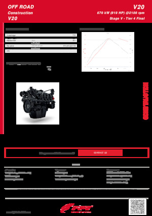 Двигатели FPT Industrial V20 (670 kW)