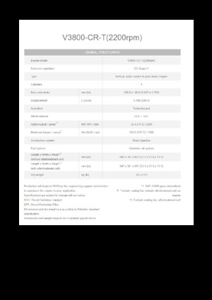 Двигатели Kubota V3800-CR-T