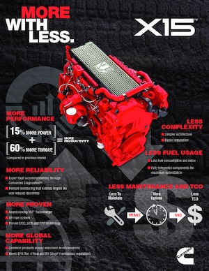 Двигатели Cummins X15