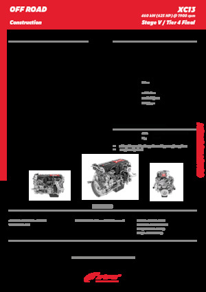 Двигатели FPT Industrial XCursor13 (460 kW)
