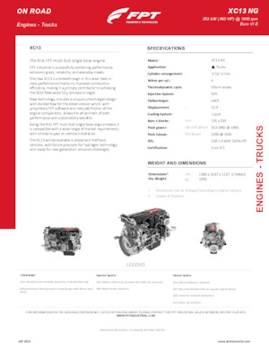 Двигатели FPT Industrial XCursor13 NG (353 kW)