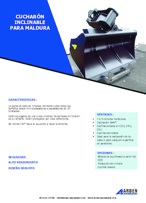 Кофи за ескаватори Arden C31I20