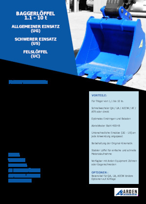 Кофи за ескаватори Arden R05G05