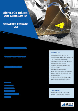 Кофи за ескаватори Arden R30S31