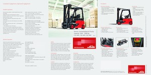 Челни вилични електрокари Linde E20PL std.