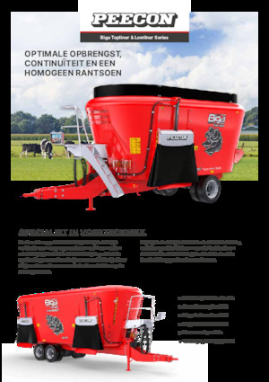 Смесители за фураж Peecon Biga 30-197/230 Topliner Mammoet Future