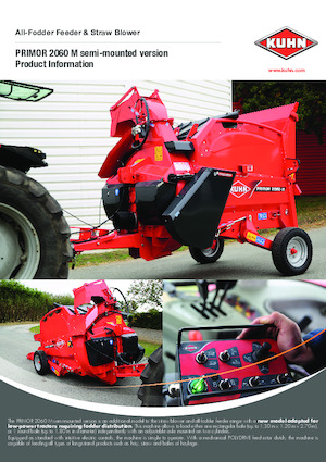 Смесители за фураж Kuhn Primor 2060 M Semi-Mounted