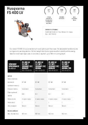 Фугорези Husqvarna FS 400 LV