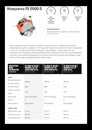 Фугорези Husqvarna FS 5000 D