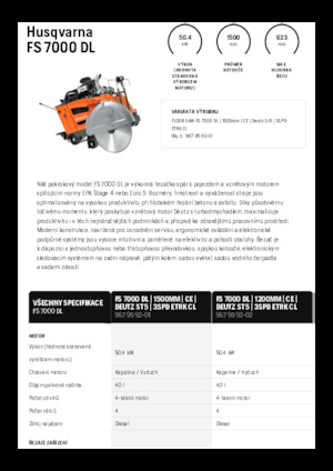 Фугорези Husqvarna FS 7000 DL